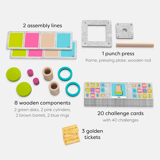 Board Game Fast Factory for 2-6 Players 8+ Years Old (EN) Haba