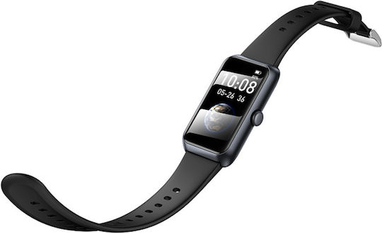 Hoco Y34 Aluminium Smartwatch με Παλμογράφο (Μαύρο)