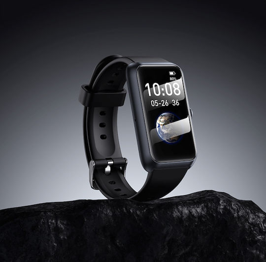 Hoco Y34 Aluminium Smartwatch με Παλμογράφο (Μαύρο)