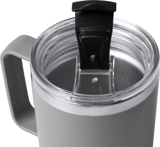 Wasserbrille Edelstahl Weiß 500ml
