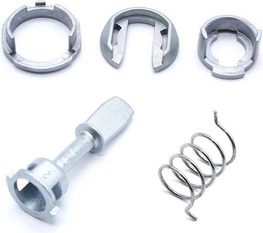 Kit Reparare Încuietoare Ușă Auto Compatibil VW Golf 4 Bora Jetta Polo Audi A6 Skoda Fabia – Față Stânga Dreapta 6 Piese Metalice 1u0837167