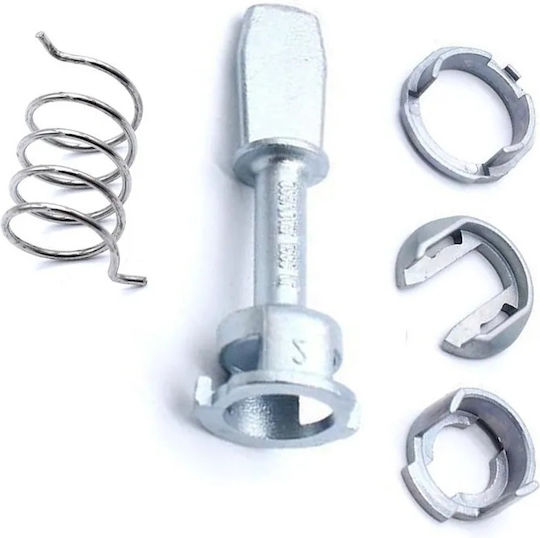 Kit Reparare Încuietoare Ușă Auto Compatibil VW Golf 4 Bora Jetta Polo Audi A6 Skoda Fabia – Față Stânga Dreapta 6 Piese Metalice 1u0837167
