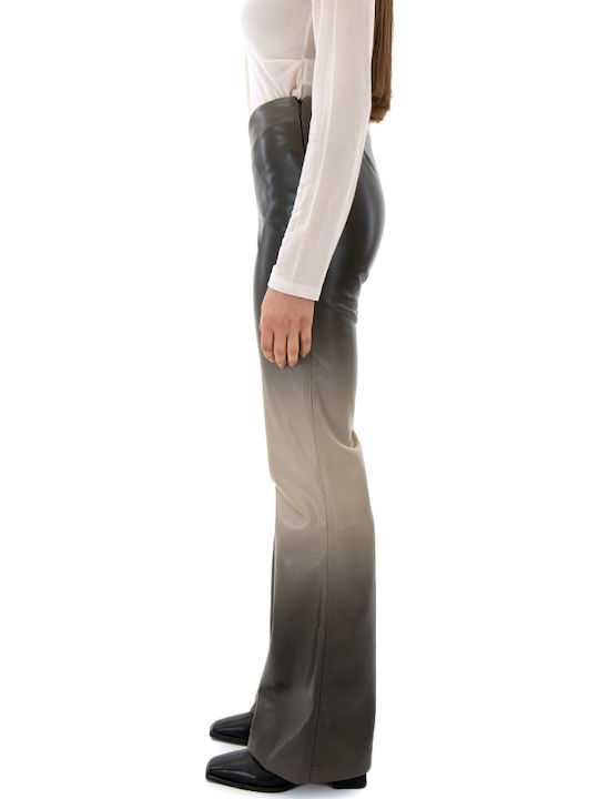 Damen Stoff Hose Schlag
