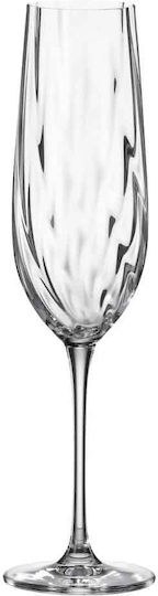 Crystal Bohemia Set of Glasses Champagne / Cocktail/Drinking made of Crystal Stemmed 270ml 6pcs