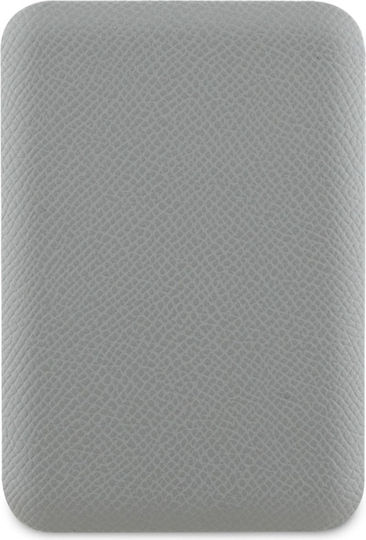 Guess Grained Triangle Logo MagSafe Power Bank 5000mAh 15W με Θύρα USB-C Power Delivery Γκρι