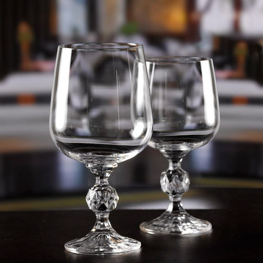 Crystalite Bohemia Set Kristall Brillen Weißwein Wasser Cocktail/Trinken Champagner Whiskey Likör/Ouzo mit Kelch 230ml 0202002312 6 Stück