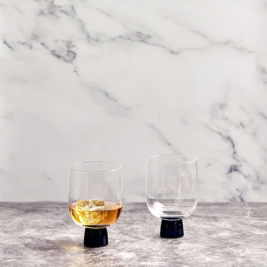 Design Is This Σετ Ποτήρια Ουίσκι / Κοκτέιλ/Ποτού / Νερού από Γυαλί Μαύρο ASD10385 2τμχ