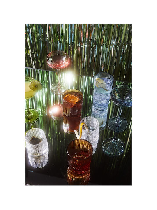Here's How Set of Glasses made of Glass in Blue Color 355ml 2pcs