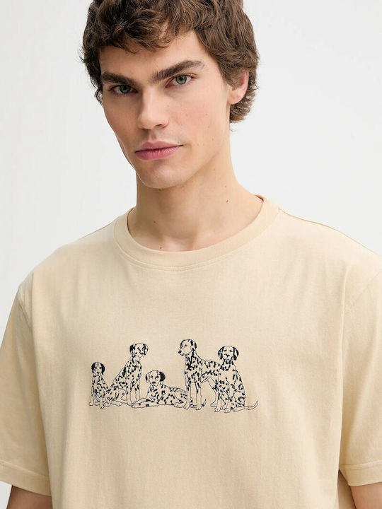 T-shirt Μπεζ