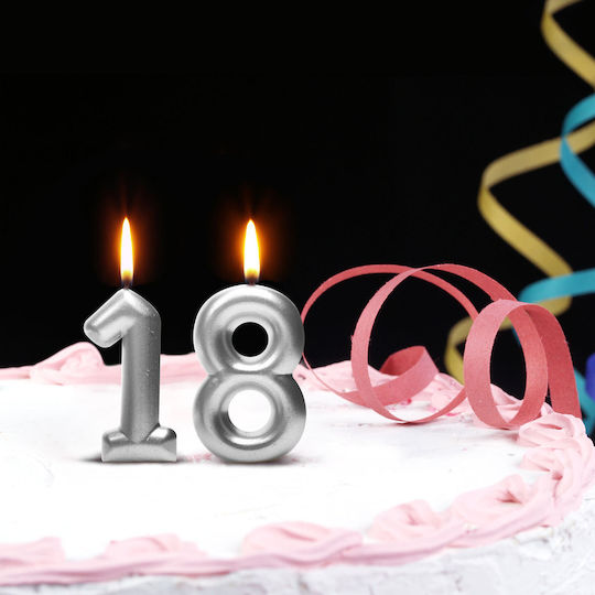 Lumânare Tort În Formă Număr 8