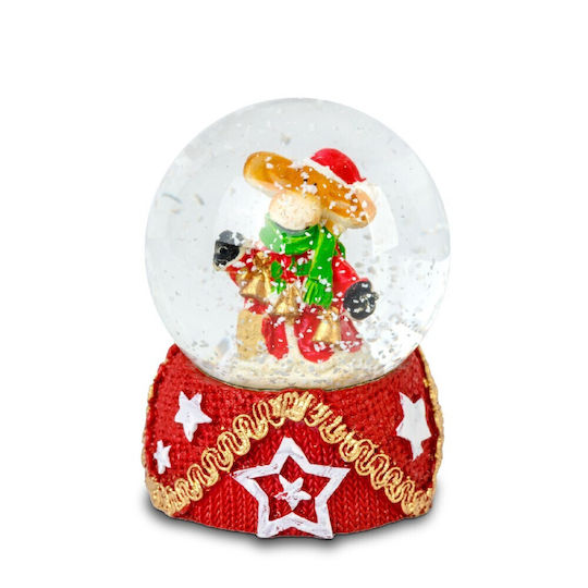 Weihnachtliche Schneekugel 4.5x4.5x6.2cm 1Stück (Μiverse Designs)