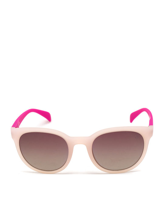 Tous Women's Sunglasses with Pink Plastic Frame and Brown Gradient Lens STO913 2ARM