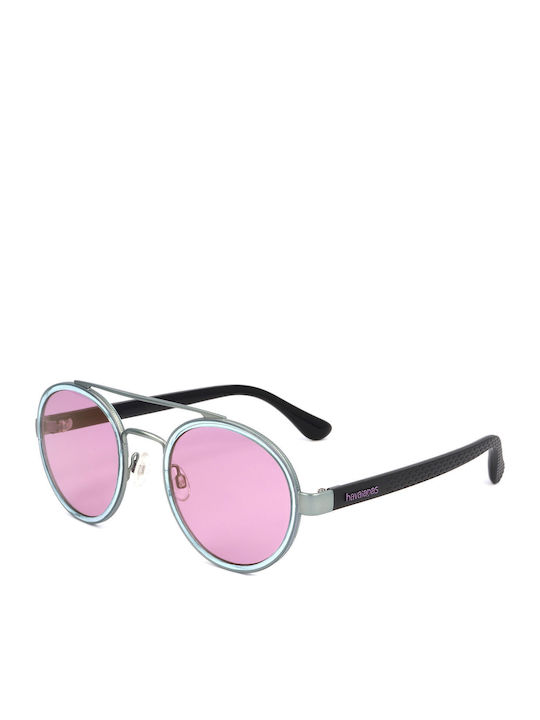 Havaianas Joatinga Unisex Sunglasses with Green Metal Frame and Gray Lens Joatinga 5CB/13