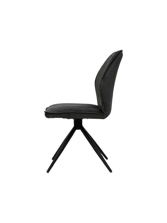 Arleta Stühle Speisesaal Grey 2Stück 52x46x91cm