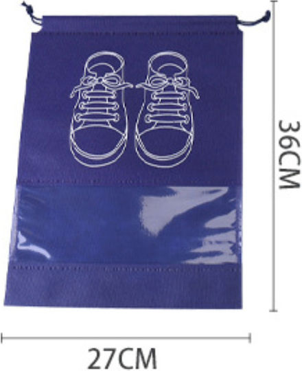 Geantă Din Plastic Pentru Depozitarea Pantofilor Roz 27x36cm