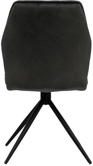 Arleta Stühle Speisesaal Grey 2Stück 52x46x91cm