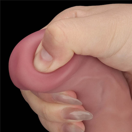 Lovetoy Dual Density Power Cock Realistic Vibrator 22.8cm Flesh