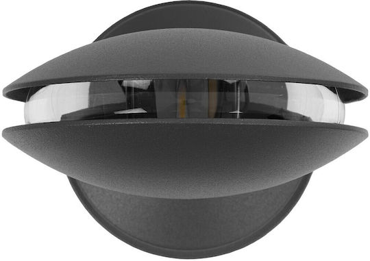 GloboStar Zeroda Επιτοίχιο Εξωτερικό Φωτιστικό LED IP65 9W με Ψυχρό Λευκό Φως Διπλής Δέσμης 9.5x11x16εκ.