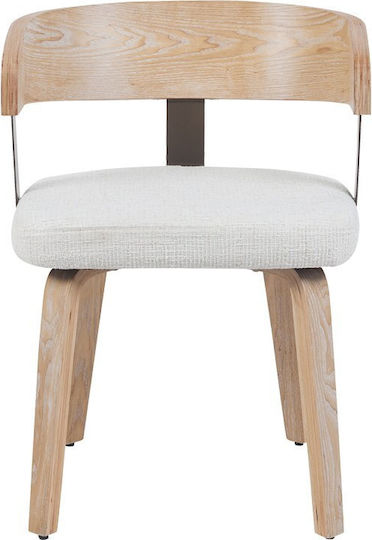 Anesy Armchair Beige Shade 53.5x51x72cm
