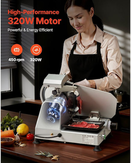 Vevor Ζαμπονομηχανή με Δίσκο Κοπής Διαμέτρου 250mm