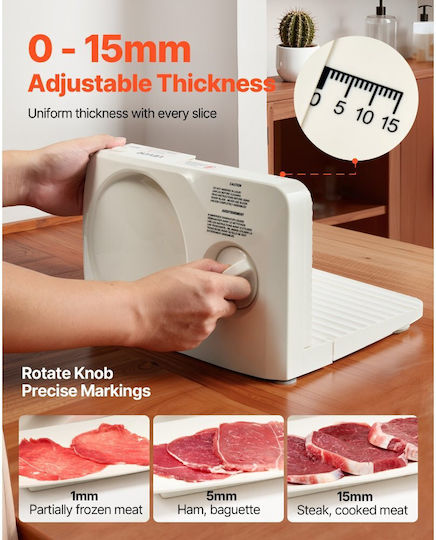 Vevor Commercial Ham Slicer 170mm