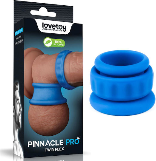 Pinnacle Pro Twin Flex Stretcher Double Cock Ring