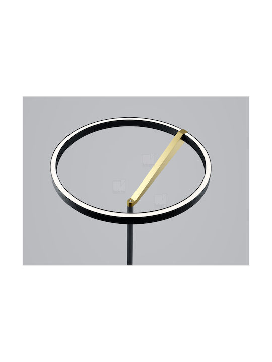 Helestra LED Floor Lamp with Warm White Light 1930lm Black