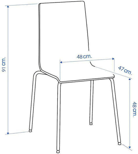 Marietta Столички Трапезария Зелен 2бр 48x47x91бр