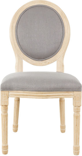 Ludovique Dining Room Wooden Chair Grey 50x59x103cm 2pcs
