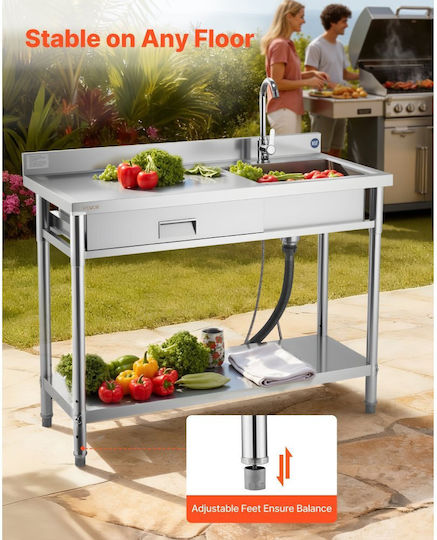 Vevor Faucet Single DSCDGZT120CMNFORS001V0 120x50x94cm