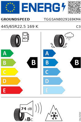 Groundspeed 445/65R22.5 169E-Commerce-Website 3PMSF Sommerreifen Lkw-Reifen