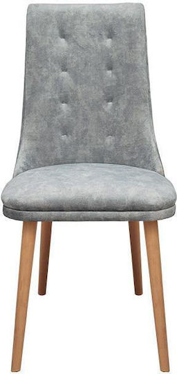 Stühle Speisesaal Deniz 45x50x95cm 2Stück Grey Light