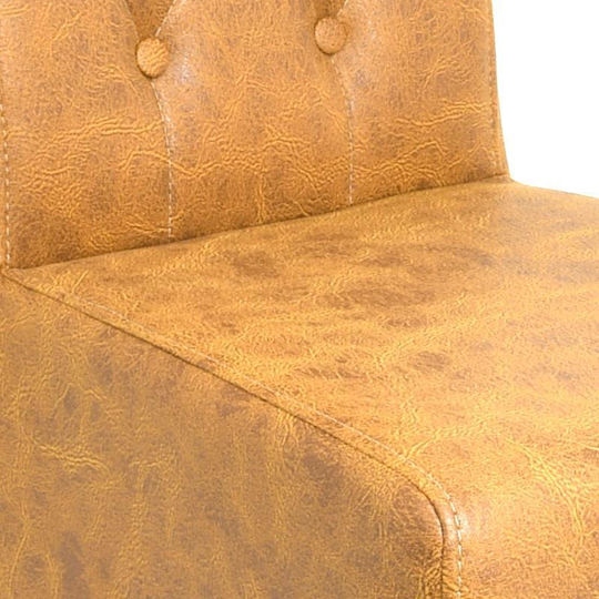Τ-14 Stühle Speisesaal Ochre 2Stück 45x65x103cm
