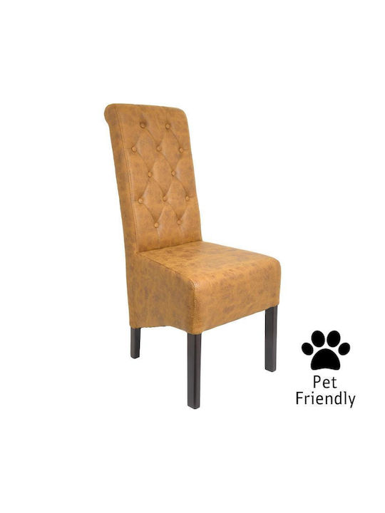 Τ-14 Scaune Sala de mese Ochre 2buc 45x65x103buc