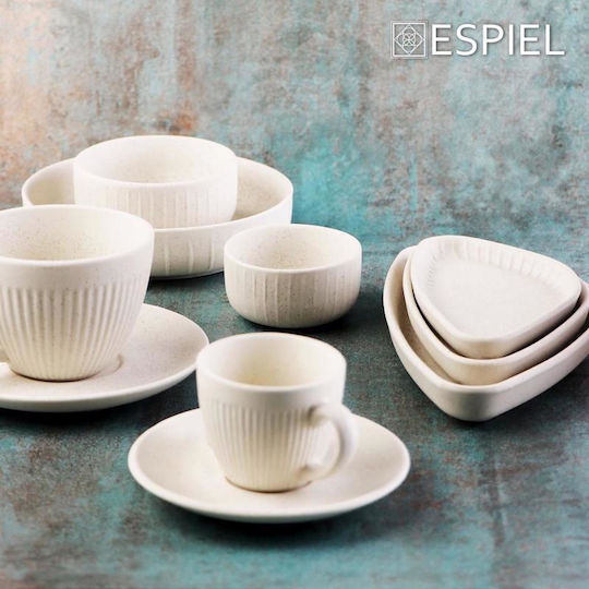 Espiel Sand Πιάτο Ρηχό Τρίγωνο από Πορσελάνη Λευκό 17.5x9.5cm 6τμχ Espiel Sand Πιάτο Ρηχό Τρίγωνο από Πορσελάνη Λευκό 17.5x9.5cm 6τμχ