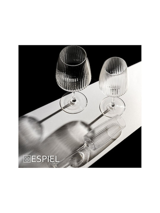Espiel Dizzy Set Gläser Champagner aus Glas Mit Stiel 250ml 4Stück