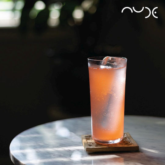 Espiel Nude Savage Set of Glasses Cocktail/Drinking / Water made of Crystal in White Color 6pcs