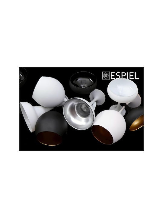 Espiel Maya Set Gläser Cocktail/Trinken / Weißwein aus Glas in Weiß Farbe 6Stück