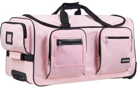 Vevor Sack Voyage Pink with Wheels Fabric