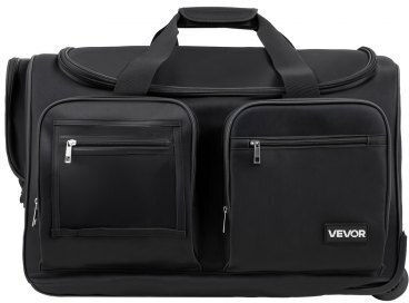 Vevor Sack Voyage Black with Wheels Fabric