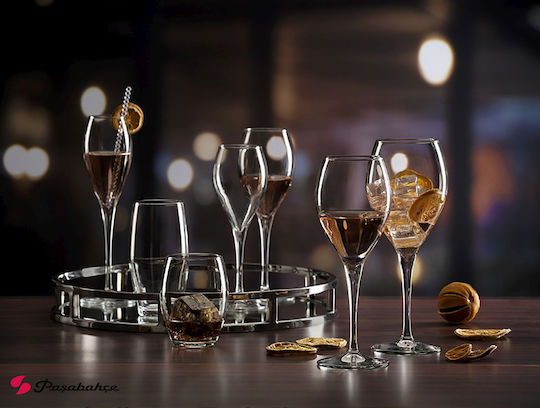 Espiel Monte Carlo Set of Glasses Liqueur/Ouzo / Cocktail/Drinking made of Glass Stemmed 131ml 6pcs