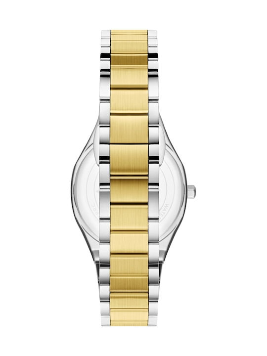 Lee Cooper Women's Watch with Gold Metal Bracelet