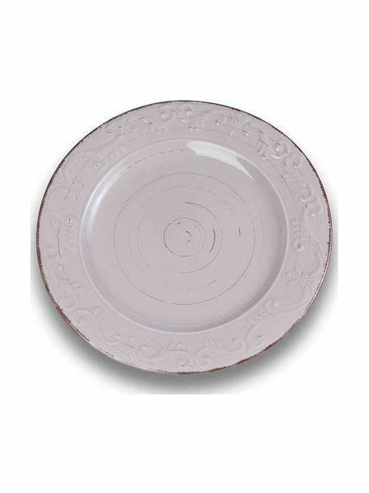 Nava Farfurie joasă Ceramică Gri 6buc