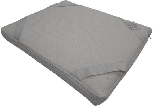 Politishome Matratzentopper Elysium Plus Elysium Plus Einzel Memory-Schaum mit Abnehmbarem Bezug & Gummibändern 100x200x6cm