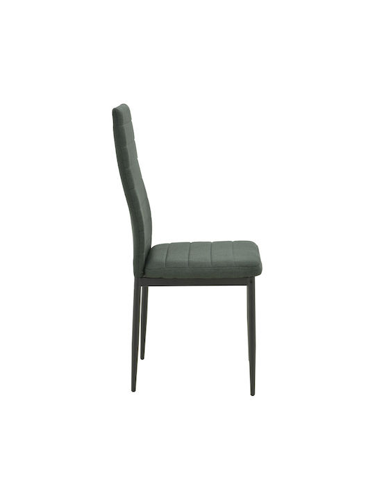 Parker Dining Room Fabric Chair Anthracite 39.5x48x95cm