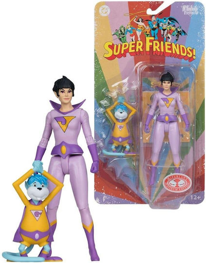 Dc Retro Super Friends Actionfigur Jayna & Gleek Rote Platin Edition 15 Cm