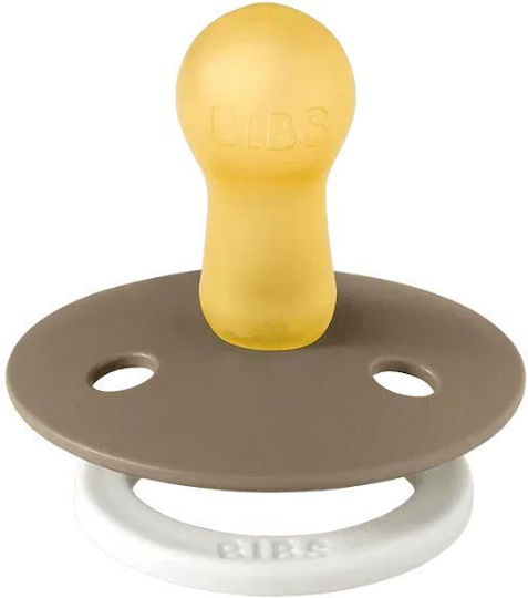 Bibs Colour Round Биберони Каучук Кафяв за 18+ месеци 2бр