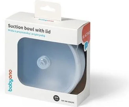 Babyono Baby Food Bowl made of Silicone Blue