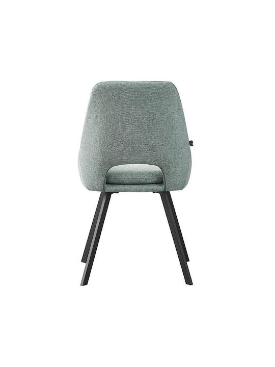 5174 Dining Room Metallic Chair Mint 56x48x85cm 2pcs