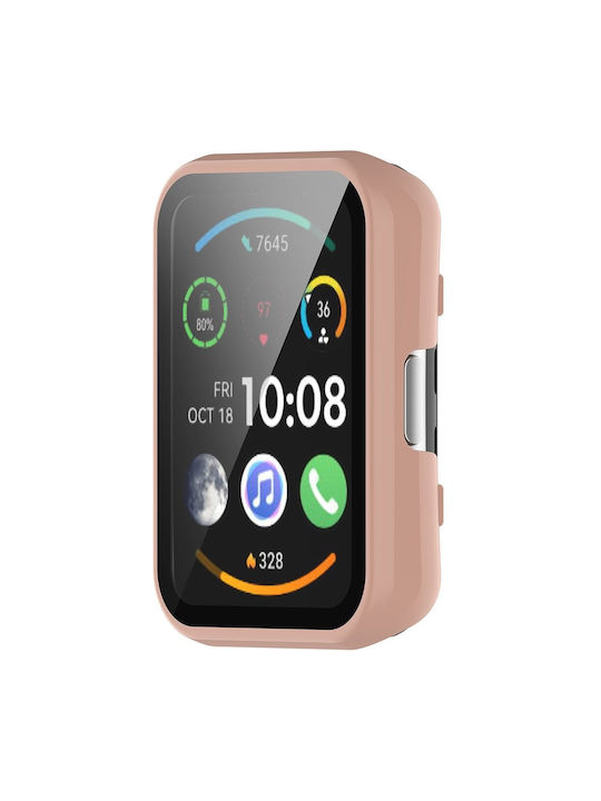 Θήκη Ενσωματωμένο Γυαλί Huawei Watch Fit 2 Rose Gold Θήκη Ενσωματωμένο Γυαλί Huawei Watch Fit 2 Rose Gold